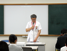 医療安全研修会の様子の写真